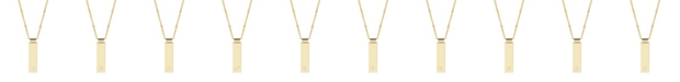 brook & york Maisie Initial Gold-Plated Pendant Necklace